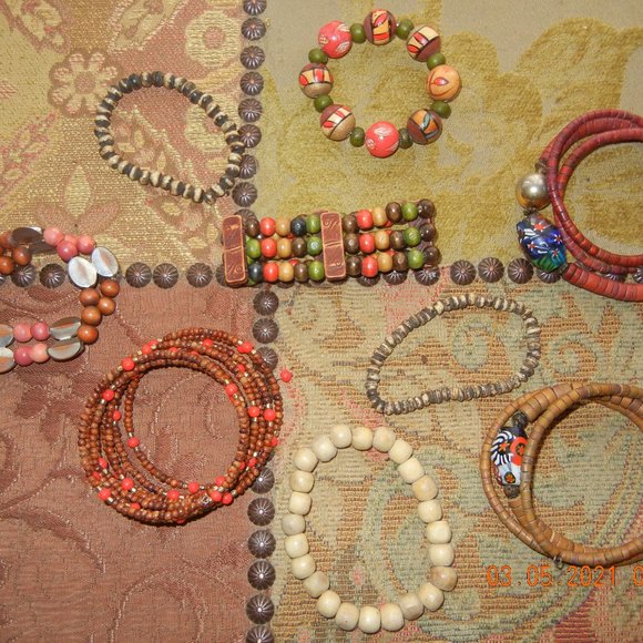 unbranded Jewelry - COPY - Boho Hippie Tribal Gypsy Bracelet Bundle (jew1)